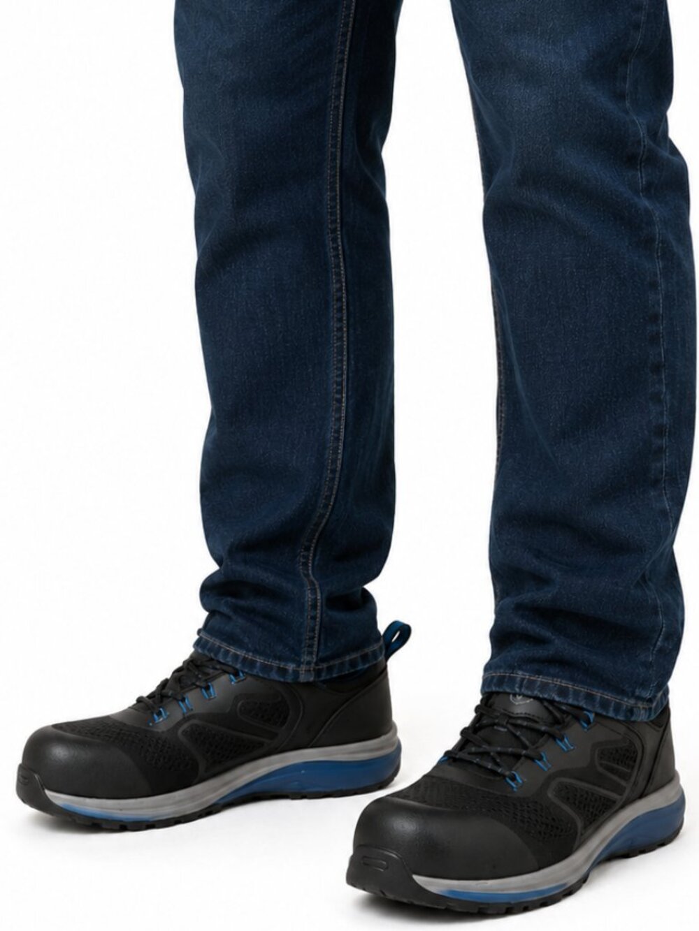 Herman Survivors Men's Black Cassle Composite Toe Work Shoes